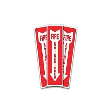 अग्निशामक तीर सुरक्षा संकेत